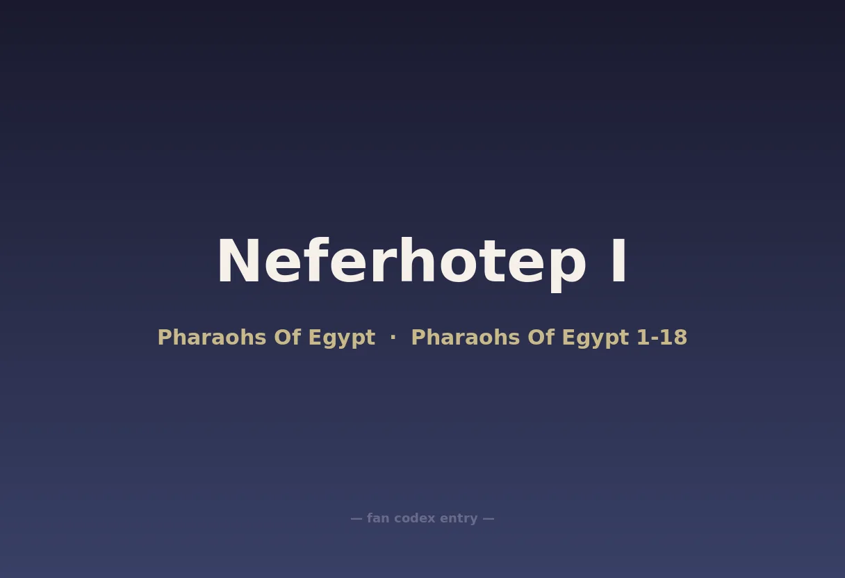Neferhotep I