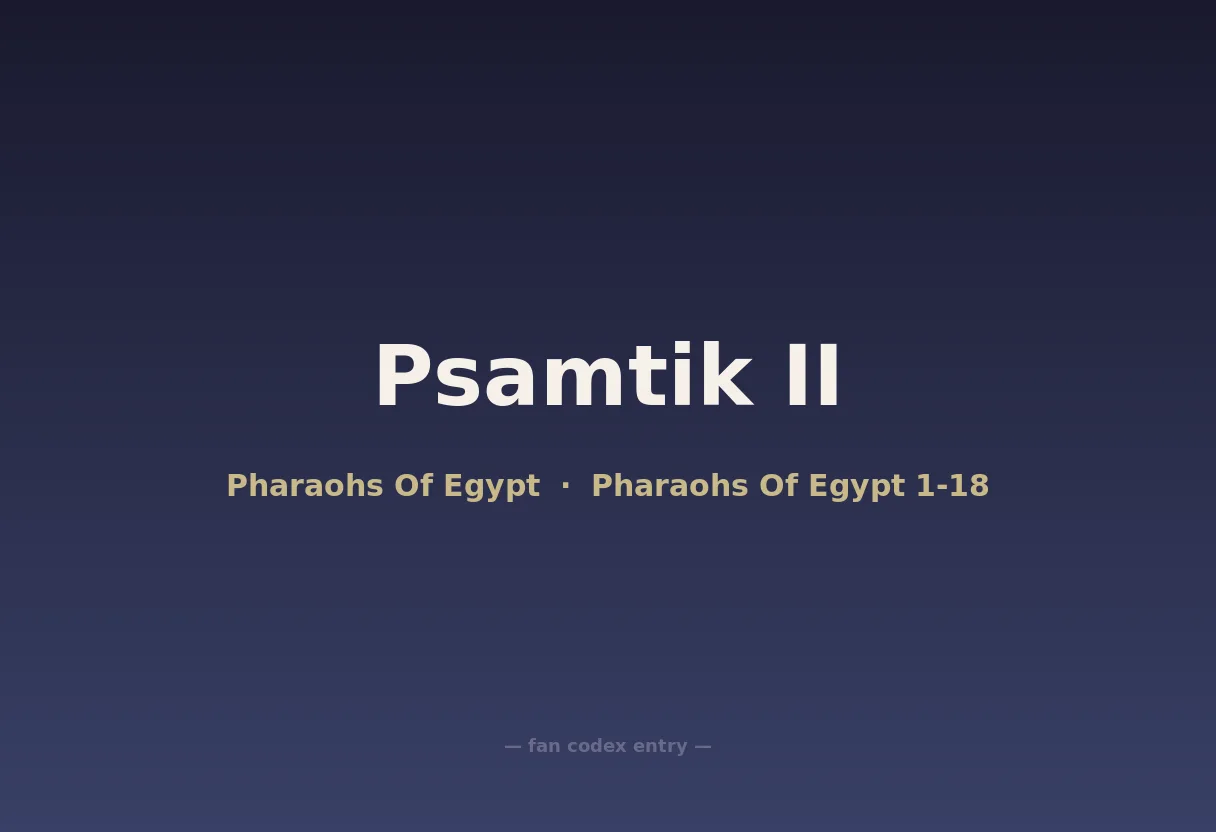 Psamtik II