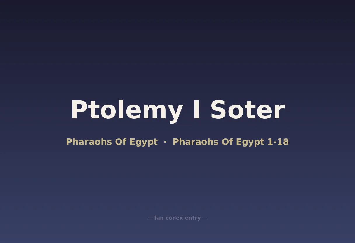 Ptolemy I Soter
