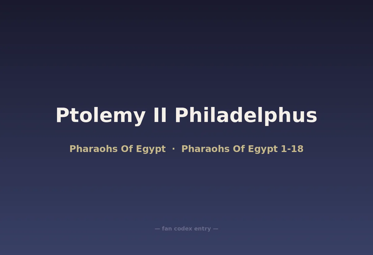 Ptolemy II Philadelphus