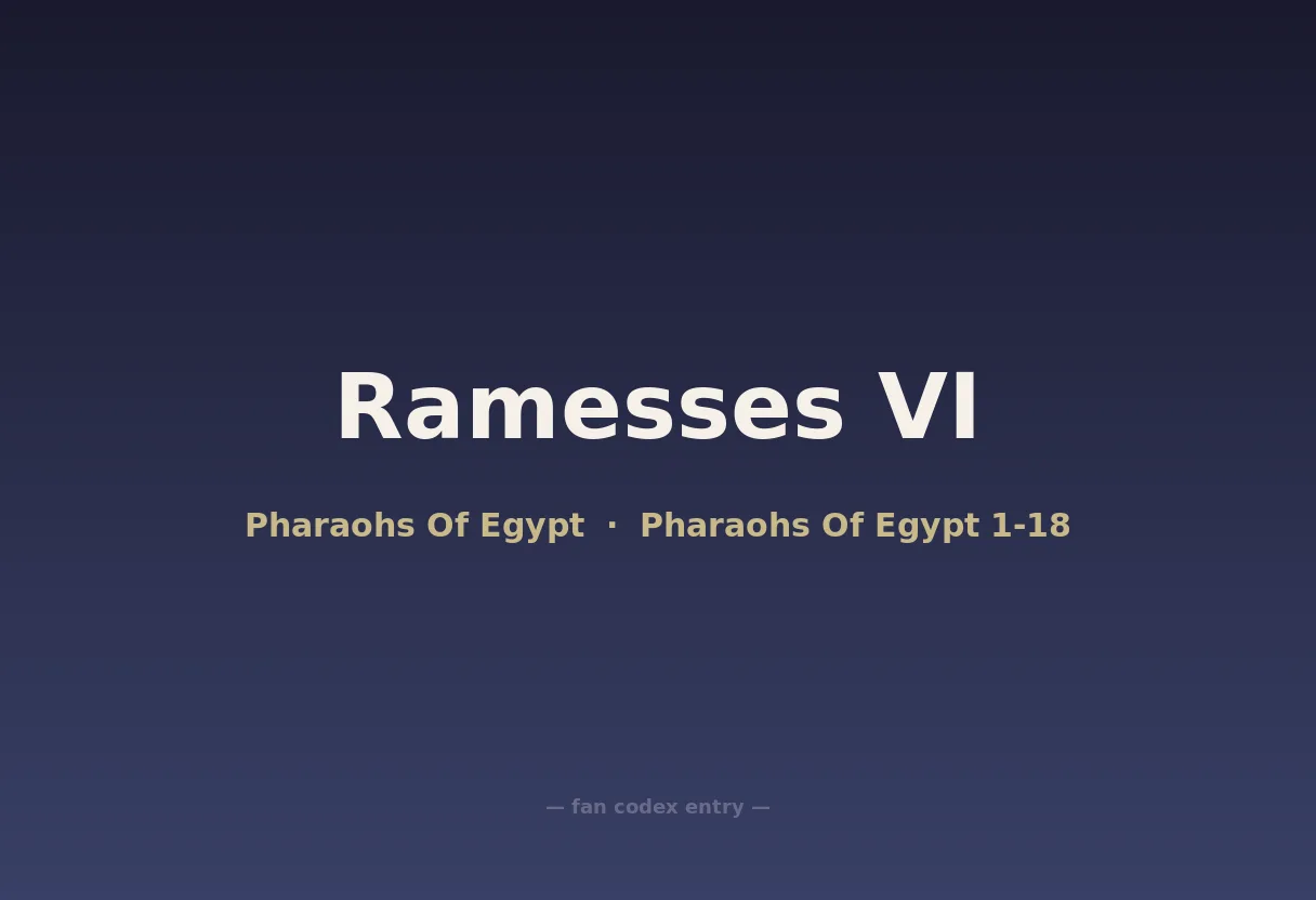 Ramesses VI